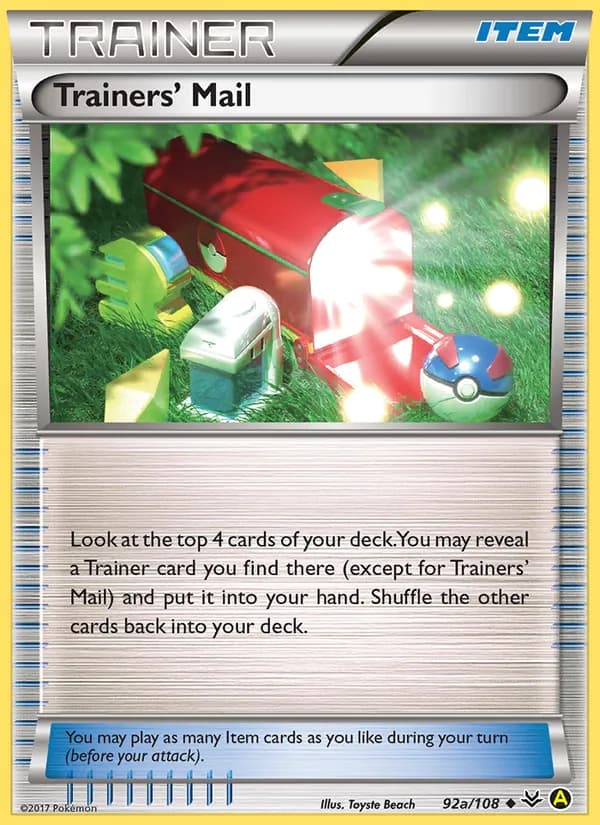 Trainers' Mail — Roaring Skies #92a