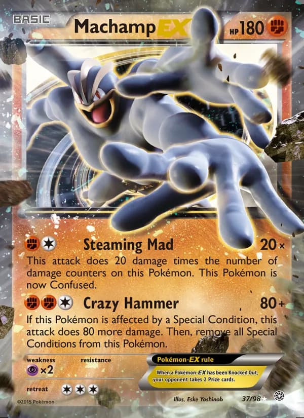 Machamp EX — Ancient Origins #37