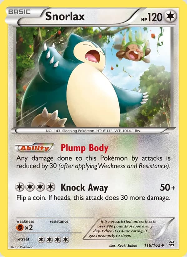 Snorlax — BREAKthrough #118