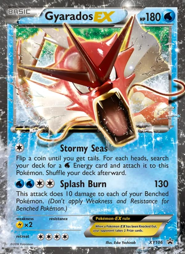 Gyarados EX — XY Cartas de promoción #XY106