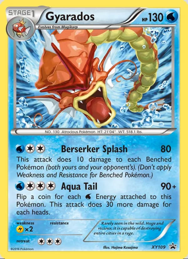 Gyarados — XY Cartas de promoción #XY109