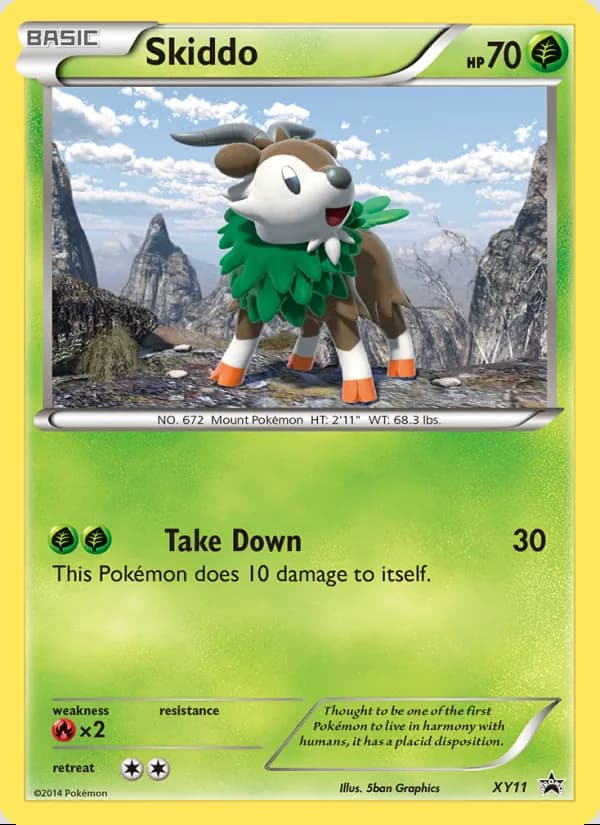Skiddo — XY Black Star Promos #XY11