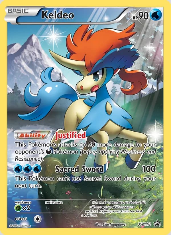 Keldeo — XY Black Star Promos #XY118