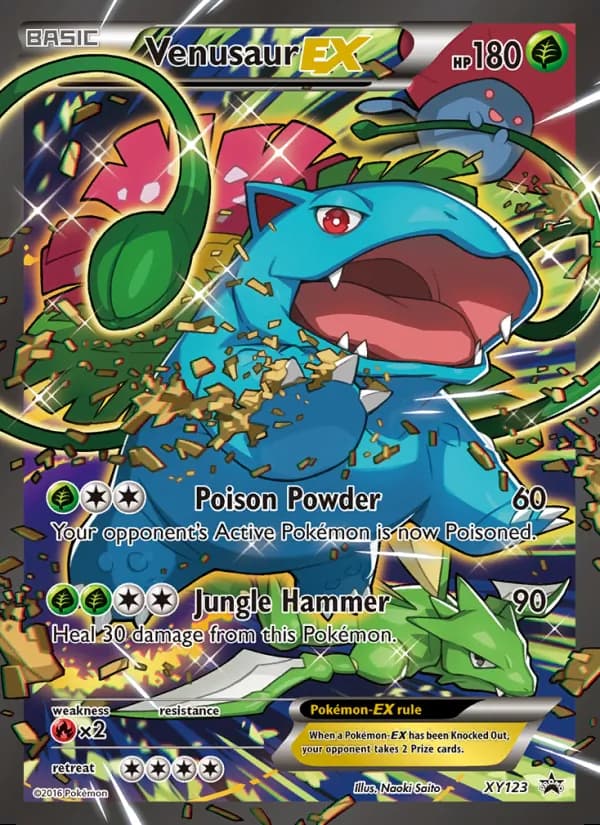 Venusaur EX — XY Black Star Promos #XY123