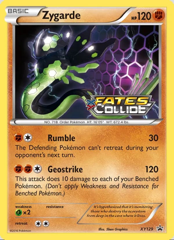 Zygarde — XY Black Star Promos #XY129