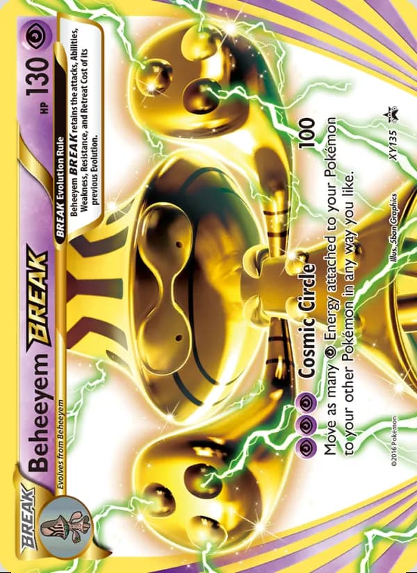 Beheeyem BREAK — XY Black Star Promos #XY135