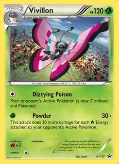 Vivillon — XY Cartas de promoción #XY137