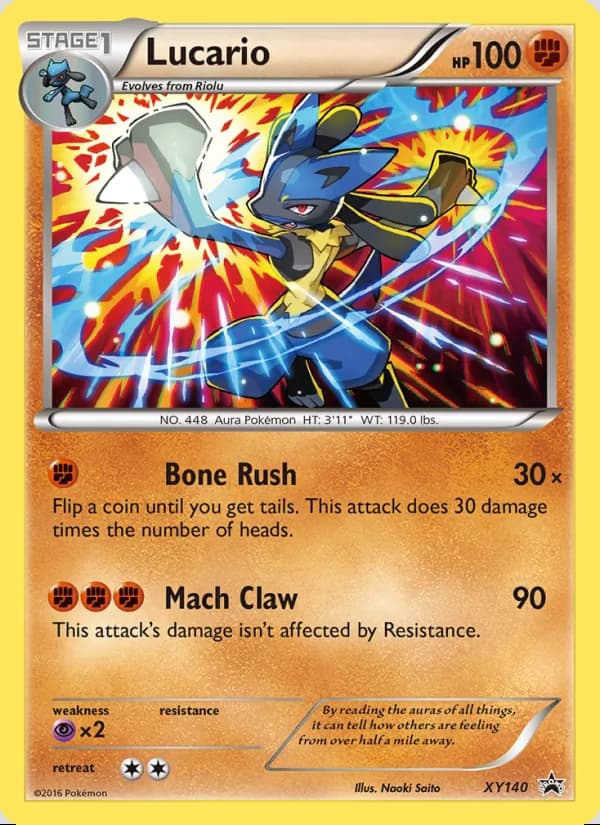 Lucario — XY Black Star Promos #XY140