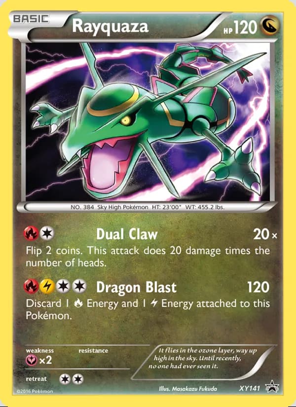 Rayquaza — XY Cartas de promoción #XY141