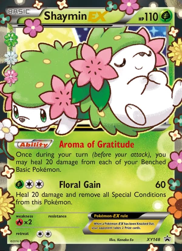 Shaymin EX — XY Black Star Promos #XY148