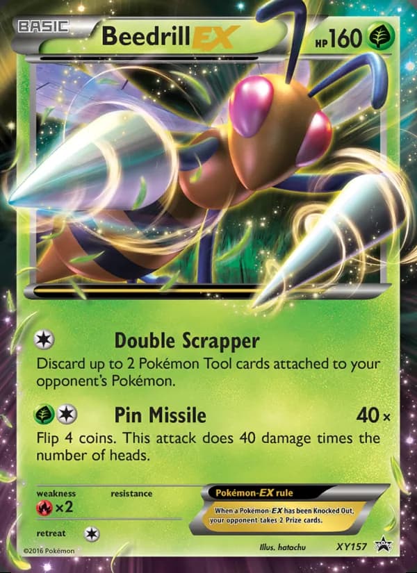 Beedrill EX — XY Black Star Promos #XY157