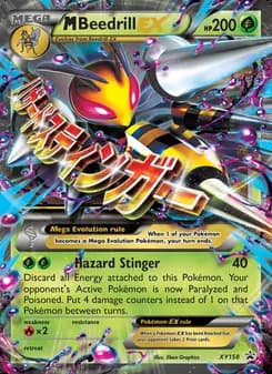 M Beedrill-EX — XY Cartas de promoción #XY158