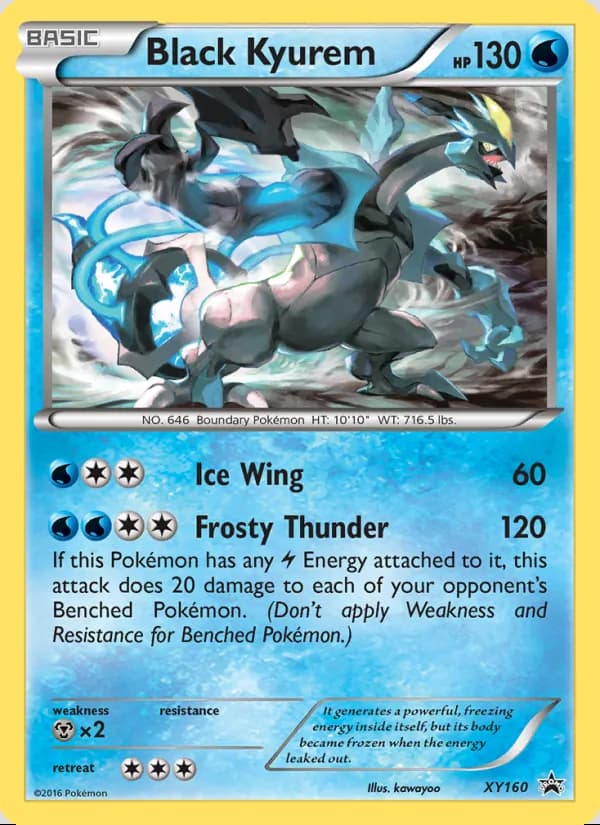 Black Kyurem — XY Cartas de promoción #XY160