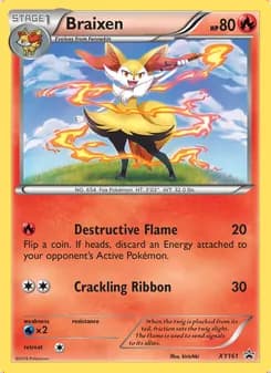 Braixen — XY Cartas de promoción #XY161