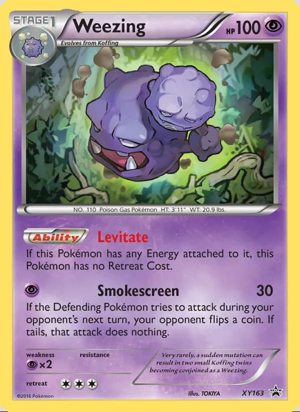Weezing — XY Black Star Promos #XY163