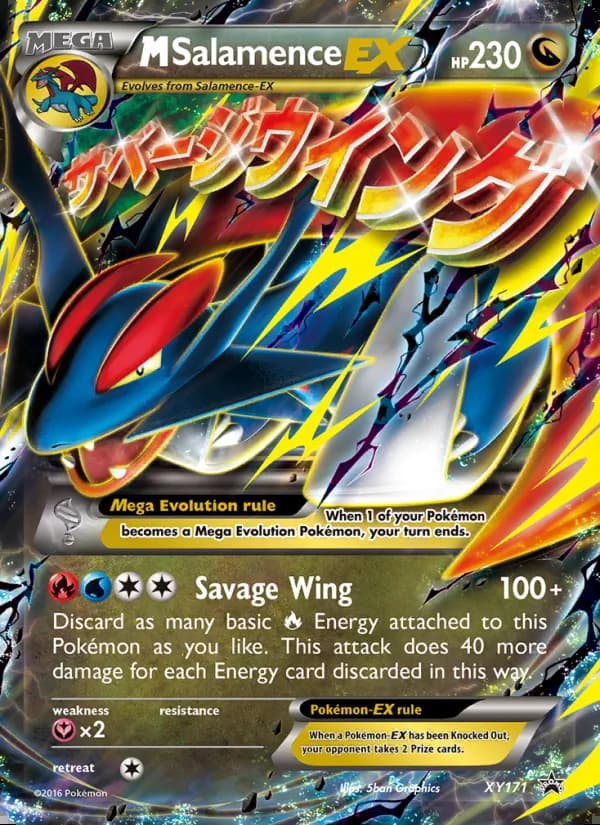 M Salamence-EX — XY Cartas de promoción #XY171