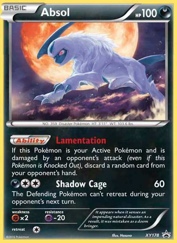 Absol — XY Cartas de promoción #XY178