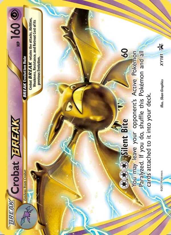 Crobat BREAK — XY Black Star Promos #XY181