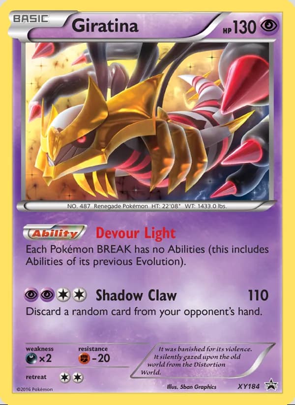 Giratina — XY Cartas de promoción #XY184