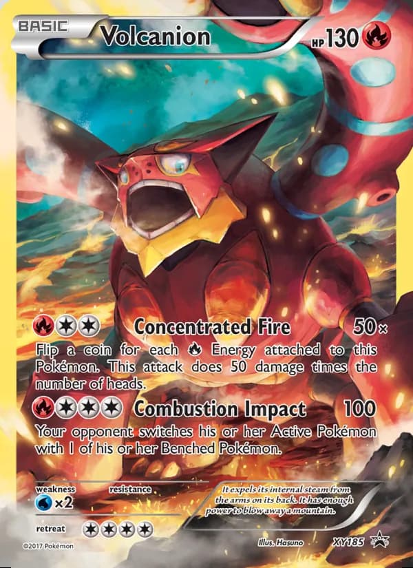 Volcanion — XY Black Star Promos #XY185