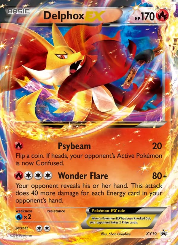 Delphox EX — XY Black Star Promos #XY19