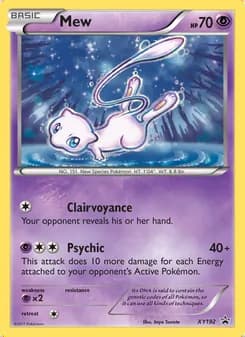 Mew — XY Cartas de promoción #XY192