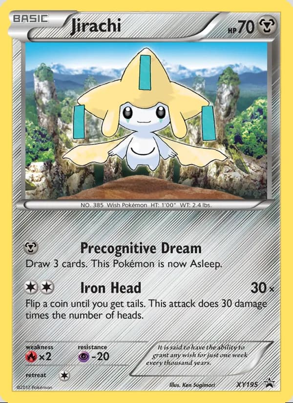 Jirachi — XY Cartas de promoción #XY195