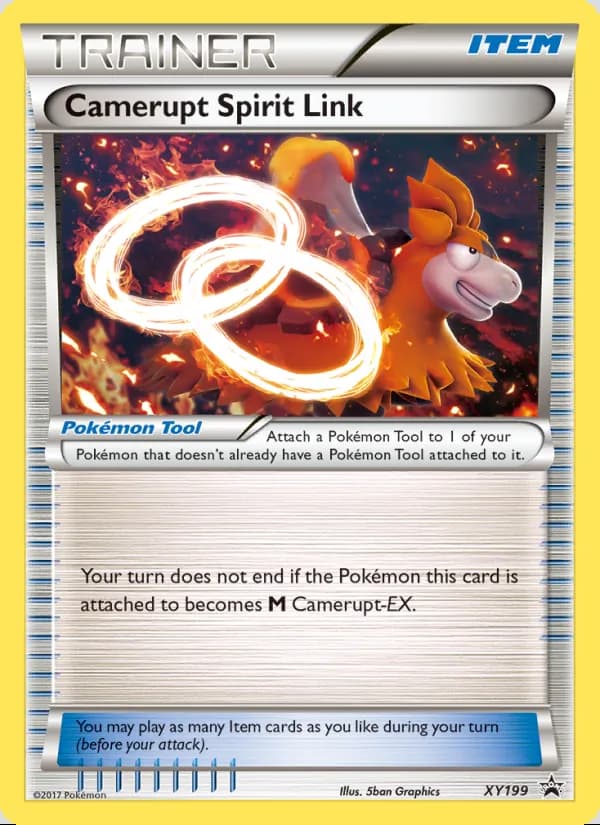 Camerupt Spirit Link — XY Cartas de promoción #XY199