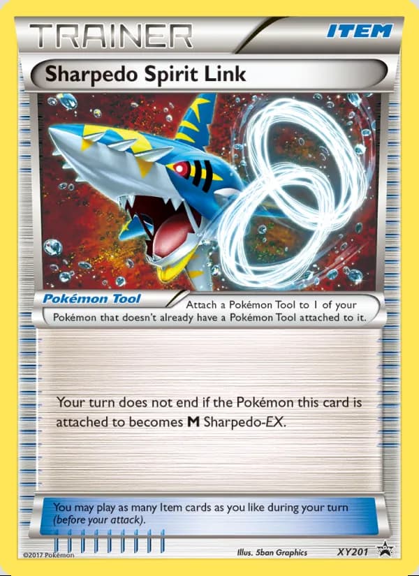 Sharpedo Spirit Link — XY Cartas de promoción #XY201