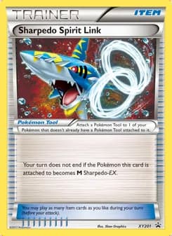 Sharpedo Spirit Link — XY Cartas de promoción #XY201