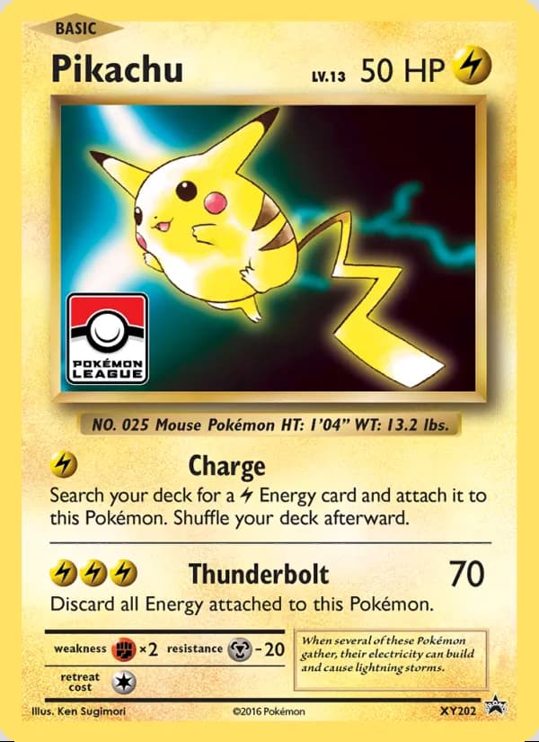 Pikachu — XY Black Star Promos #XY202