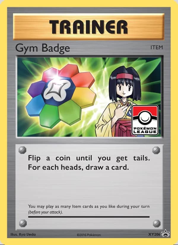 Gym Badge — XY Cartas de promoción #XY206