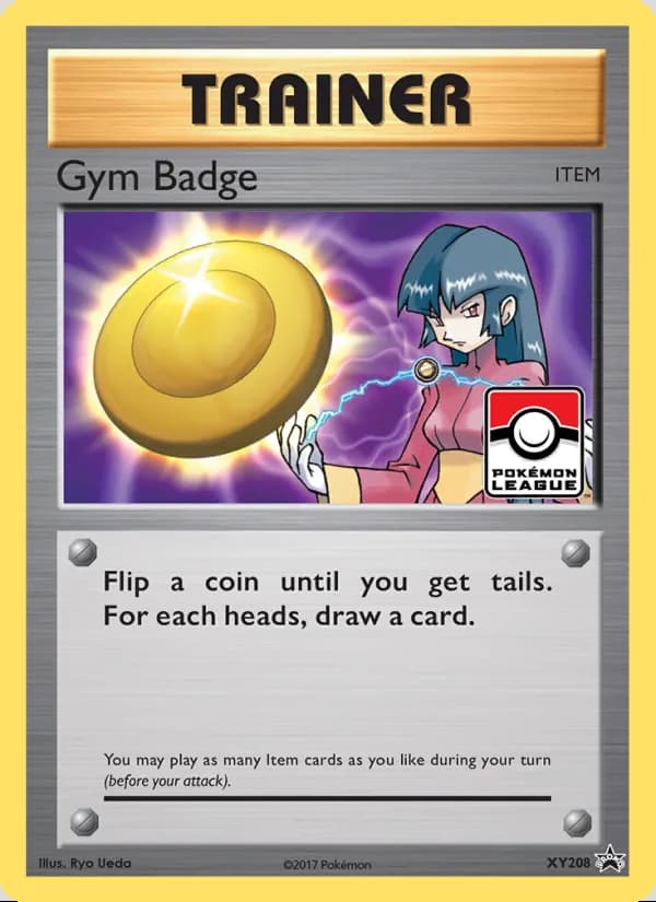 Gym Badge — XY Cartas de promoción #XY208