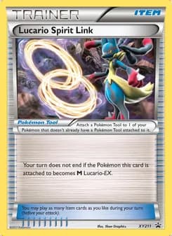 Lucario Spirit Link — XY Cartas de promoción #XY211