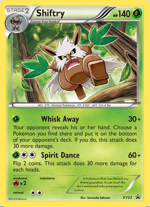 Shiftry — XY Black Star Promos #XY23