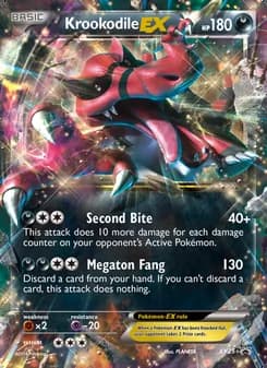 Krookodile EX — XY Cartas de promoción #XY25