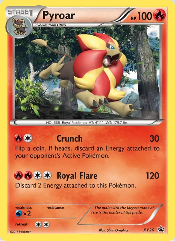 Pyroar — XY Black Star Promos #XY26