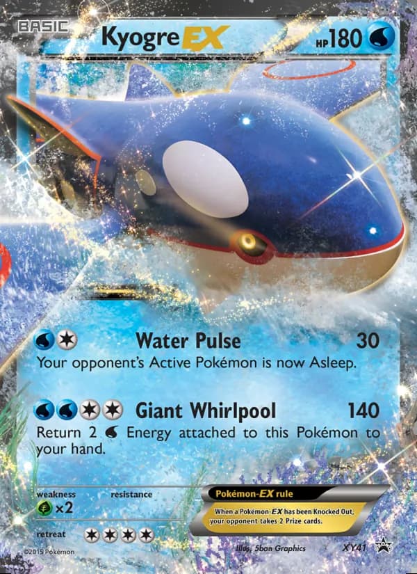 Kyogre EX — XY Black Star Promos #XY41