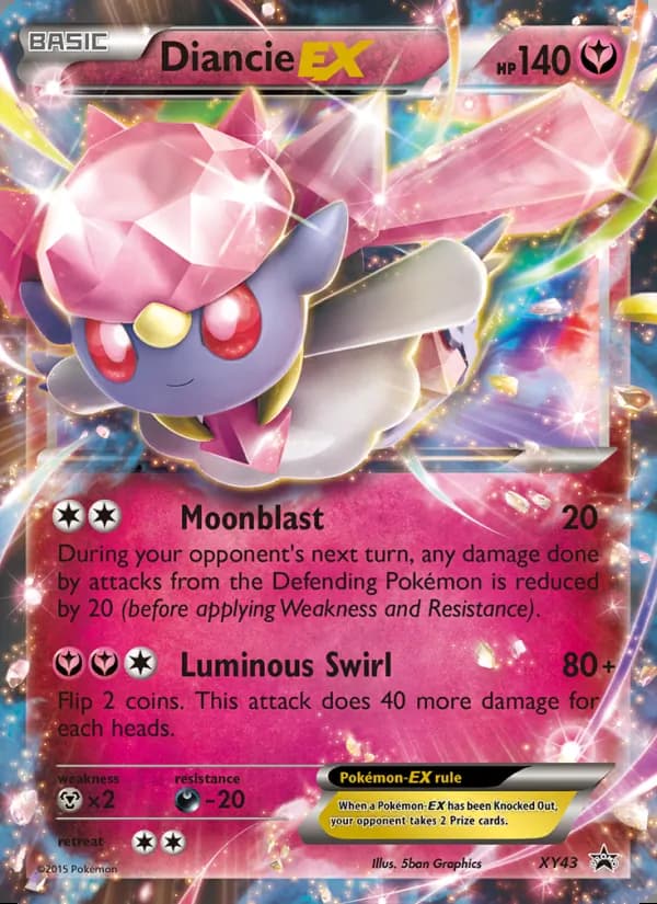 Diancie EX — XY Black Star Promos #XY43