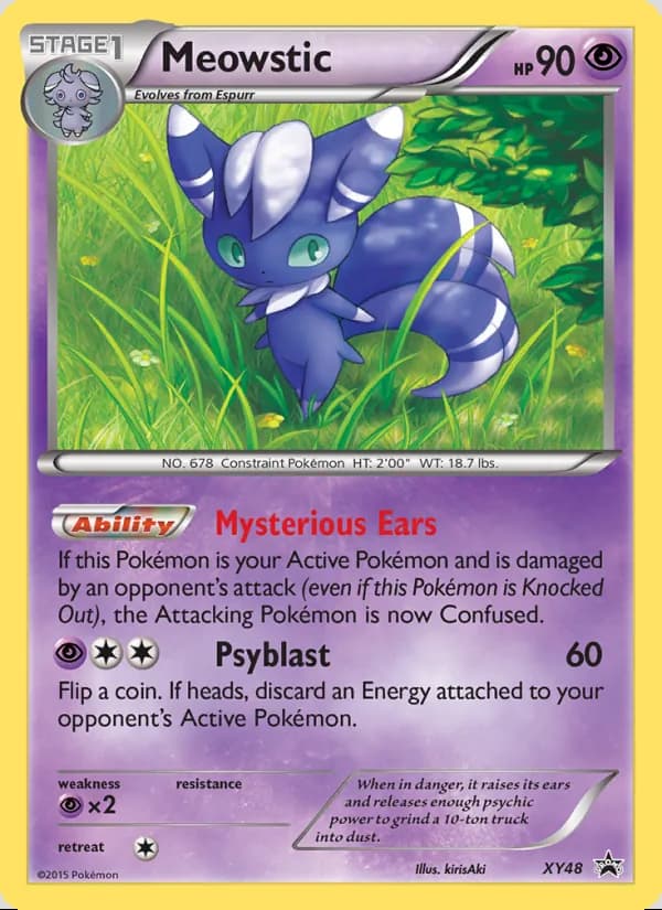 Meowstic — XY Black Star Promos #XY48