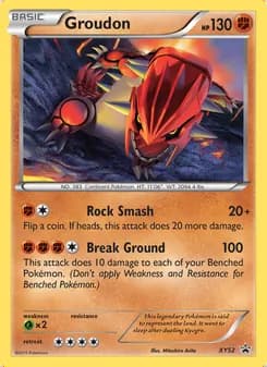 Groudon — XY Cartas de promoción #XY52