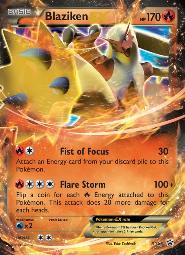 Blaziken EX — XY Black Star Promos #XY54
