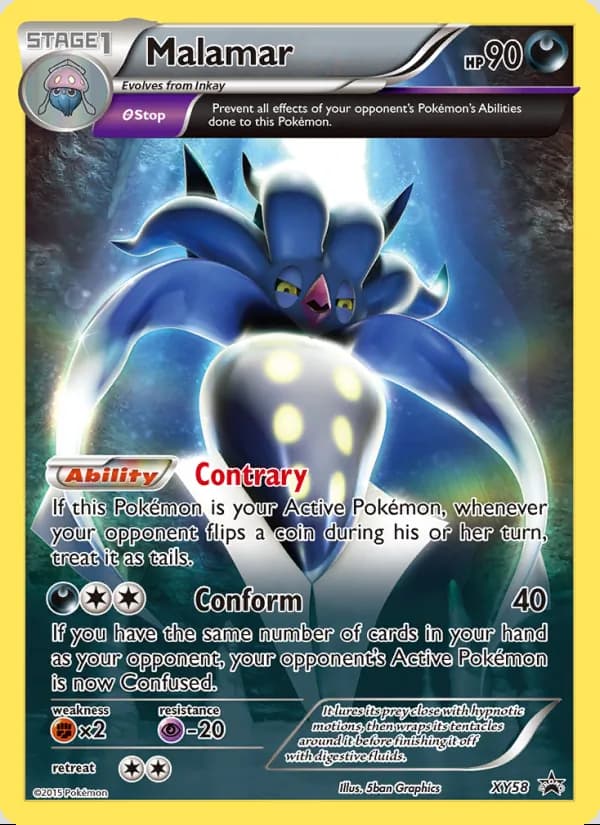 Malamar — XY Cartas de promoción #XY58