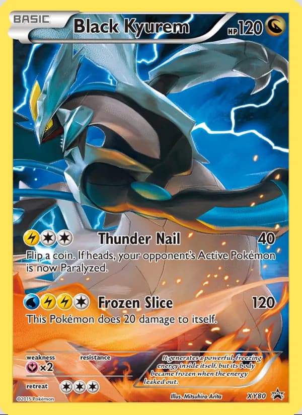 Black Kyurem — XY Black Star Promos #XY80