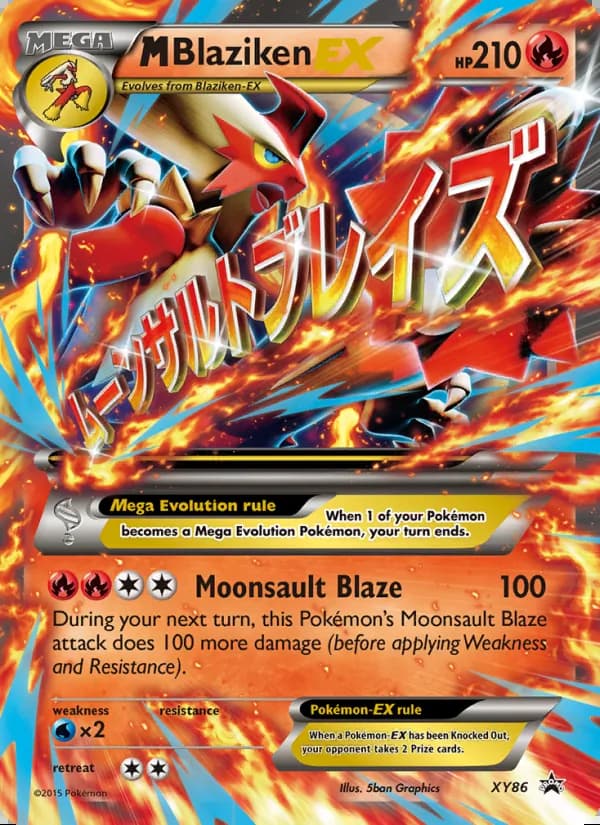M Blaziken EX — XY Black Star Promos #XY86