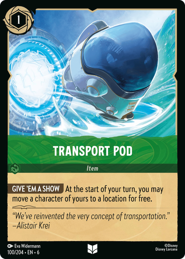 Transport Pod — Azurite Sea #100