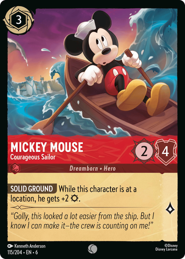 Mickey Mouse — Azurite Sea #115