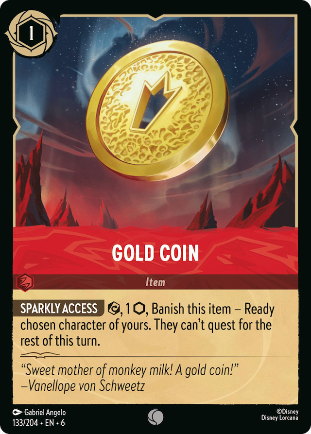Gold Coin — Azurite Sea #133