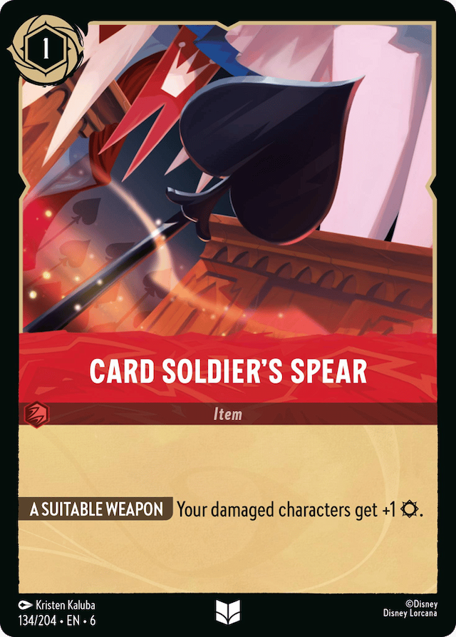 Card Soldier's Spear — Azurite Sea #134