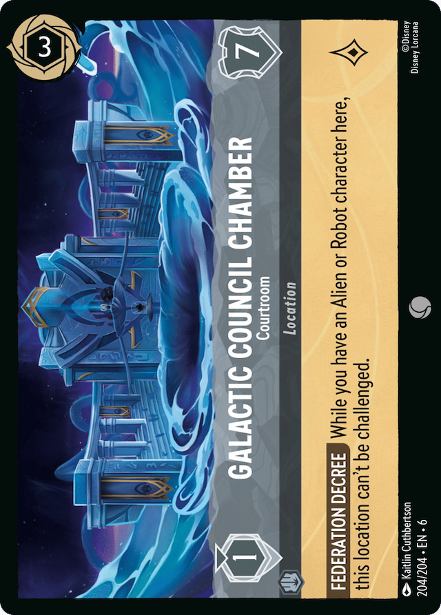 Galactic Council Chamber — Azurite Sea #204